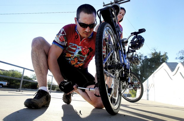 Patrick Finley: Legally blind bicyclist, wife on a life journey built for two